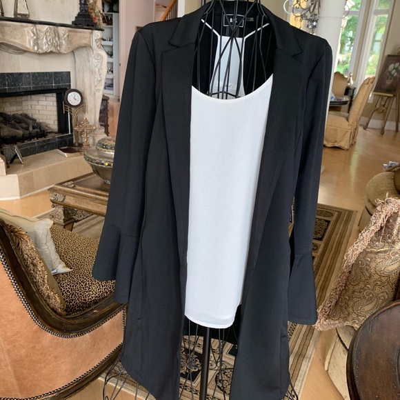 Have Jackets & Blazers - NWT Long  Collared Jacket with Pockets